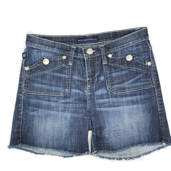 Rock & Republic Pants - Rock & Republic Stinger Denim Shorts Size 8